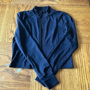 Arizona Jean Co Girls Black Zip Up Long Sleeved Mock Neck, Size Large (Juniors)